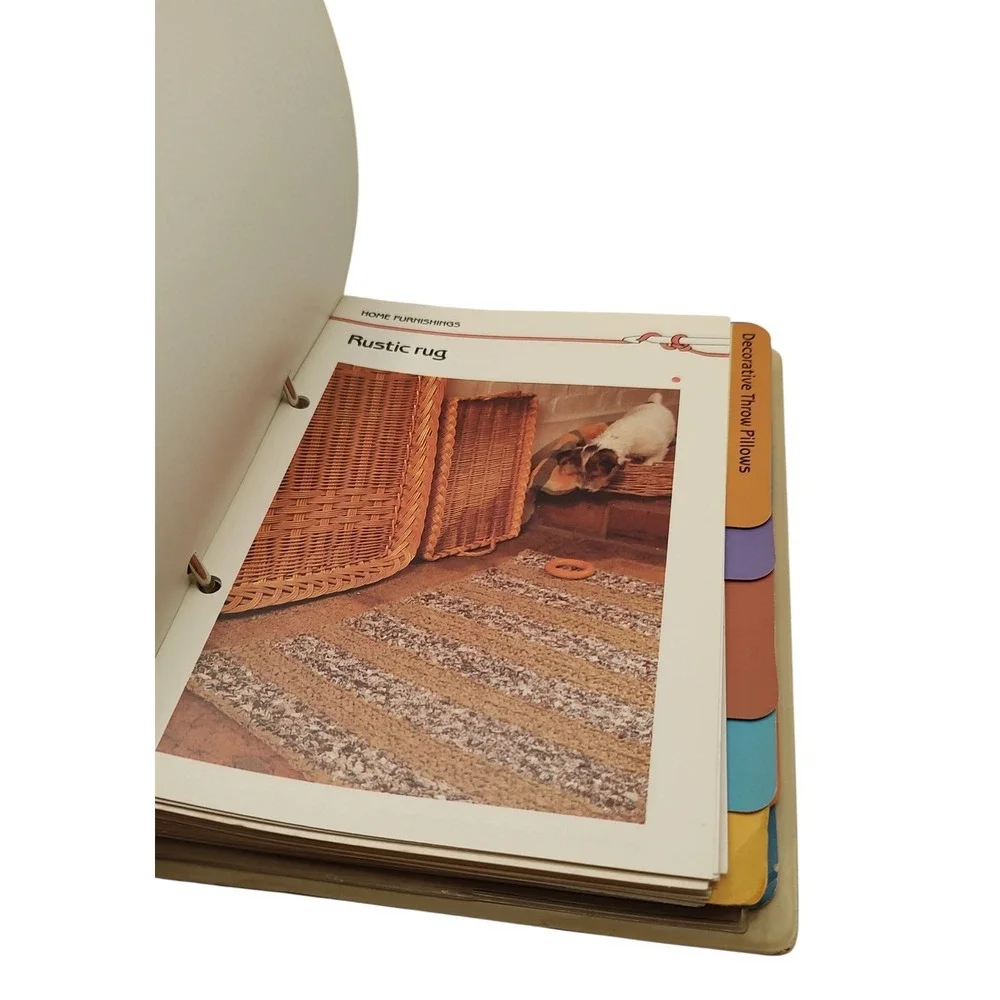 Vintage‎ Quick N Easy Crochet Binder 1985 Eighteen Categories Marshall Cavendish